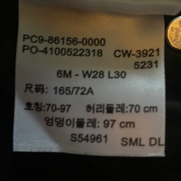 Levi's Black Skinny Jeans Classic Fit - Picture 6 of 6